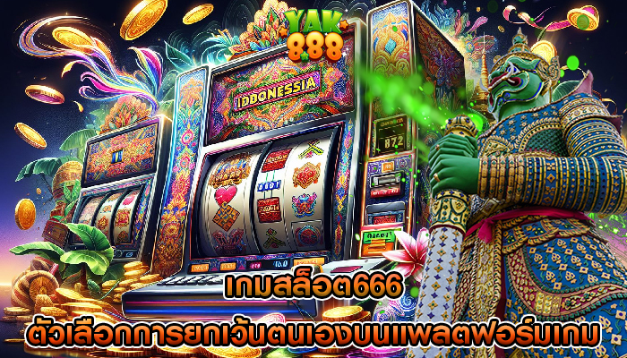 เกมสล็อต666 ตัวเลือกการยกเว้นตนเองบนแพลตฟอร์มเกม